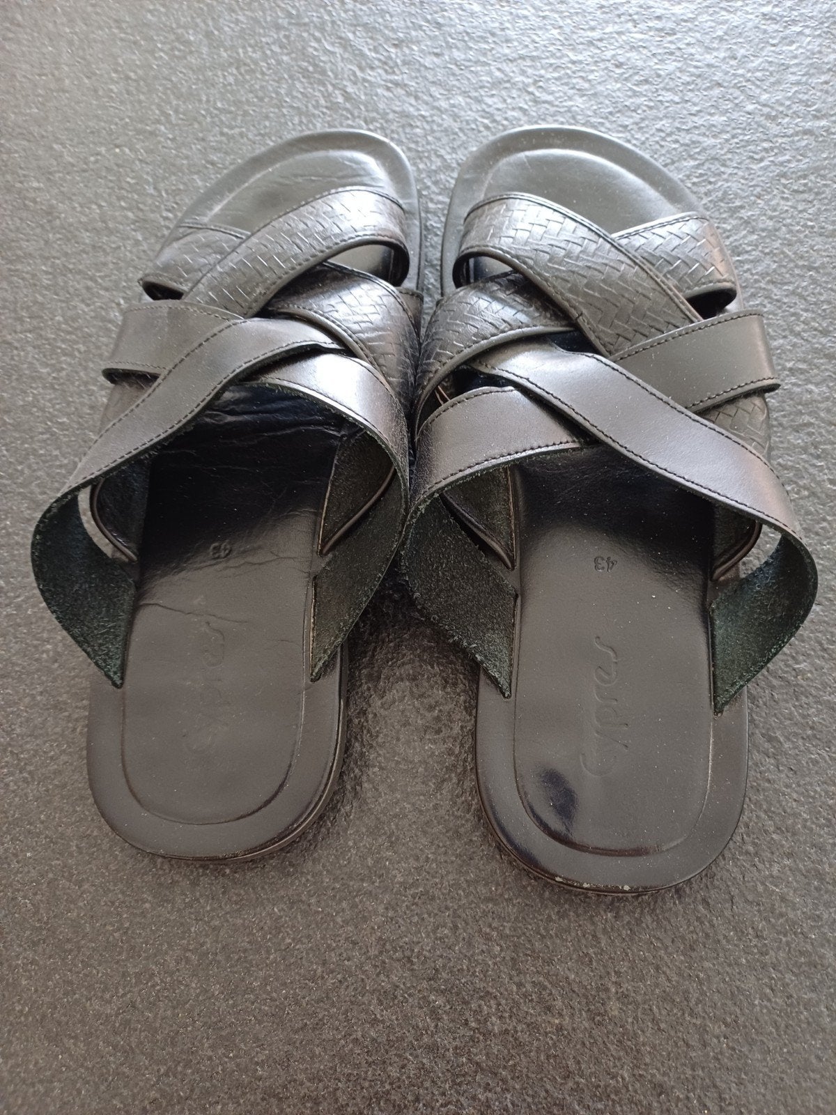 heren slippers Cyprus, Vêtements | Hommes, Chaussures, Enlèvement ou Envoi, Noir, Chaussons