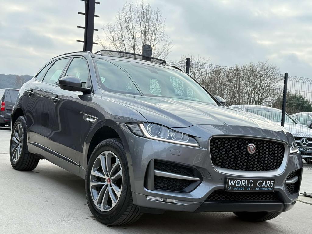 Jaguar F-Pace 2.0D R-SPORT PANO - COCKPIT - KEYLESS - LINE A, Autos, Cuir, Achat, Euro 6, Entreprise