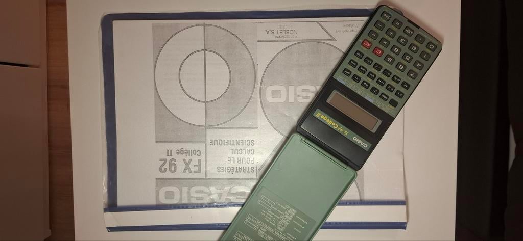 Calculatrice casio FX92, Enlèvement