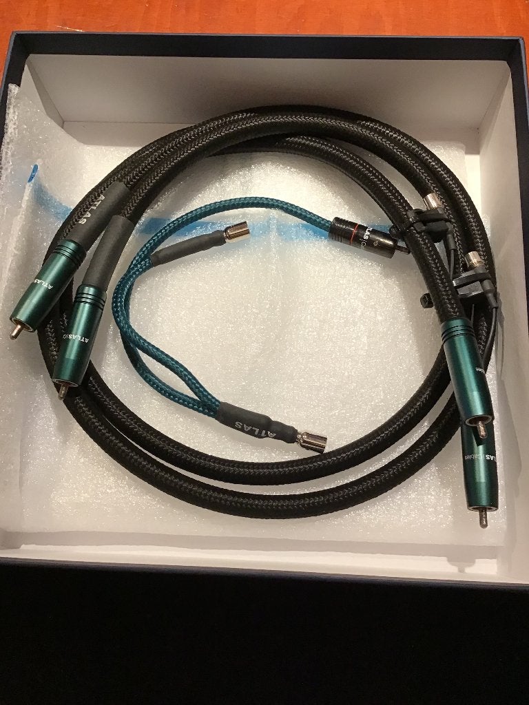 Atlas Mavros Grun Ultra RCA lengte 1 meter, Enlèvement, Comme neuf, Moins de 2 mètres, Câble Interlink
