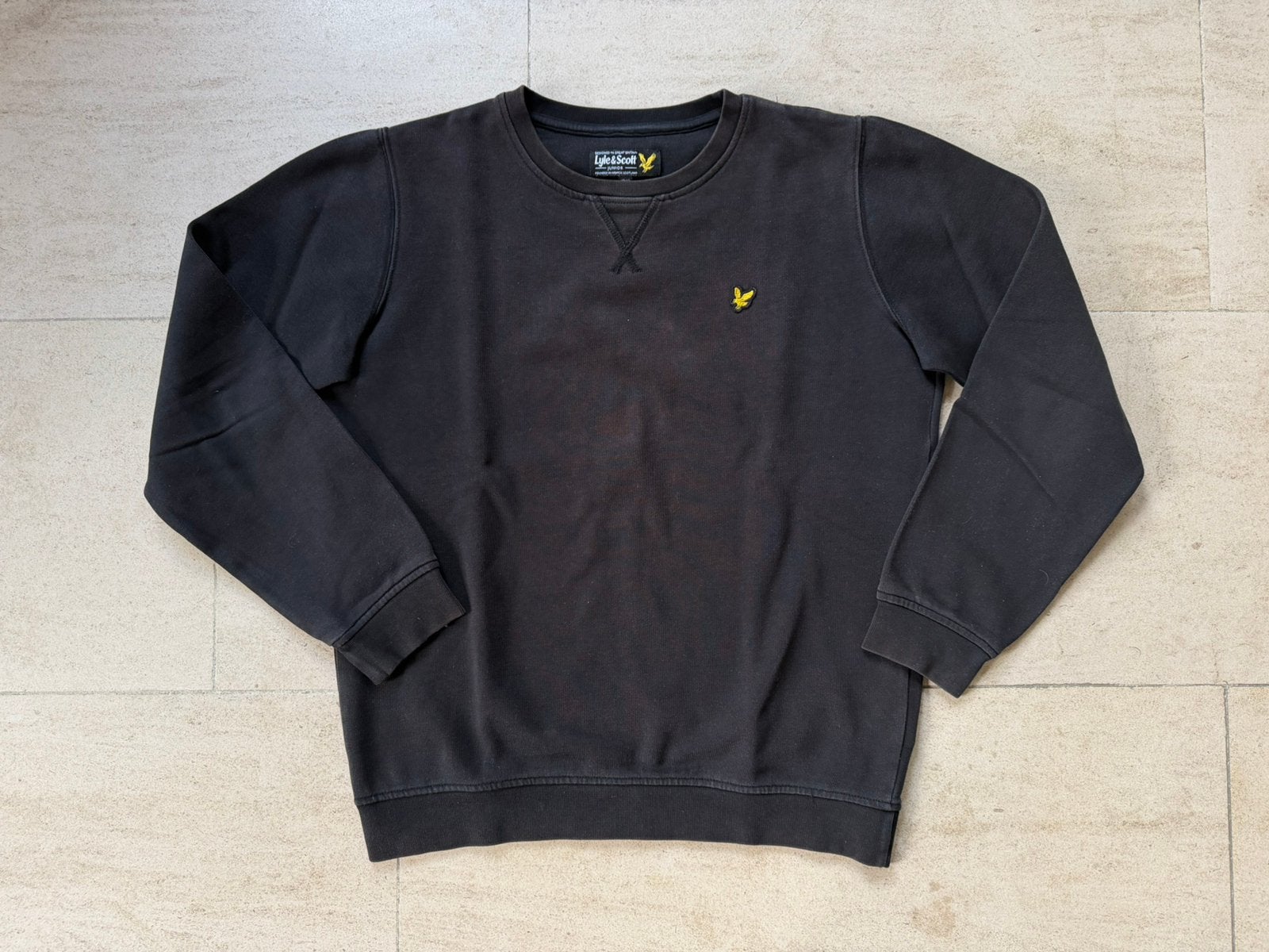 Zwarte trui Lyle & Scott 12 / 13 jaar, Ophalen of Verzenden, Gebruikt, Jongen, Trui of Vest