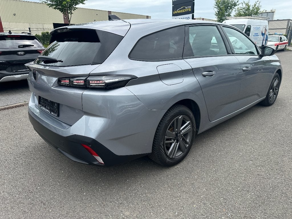 Peugeot 308 break, benzine, 130 pk, CARPLAY-ANDROID, 1385 kg, Argent ou Gris, Achat, Euro 6
