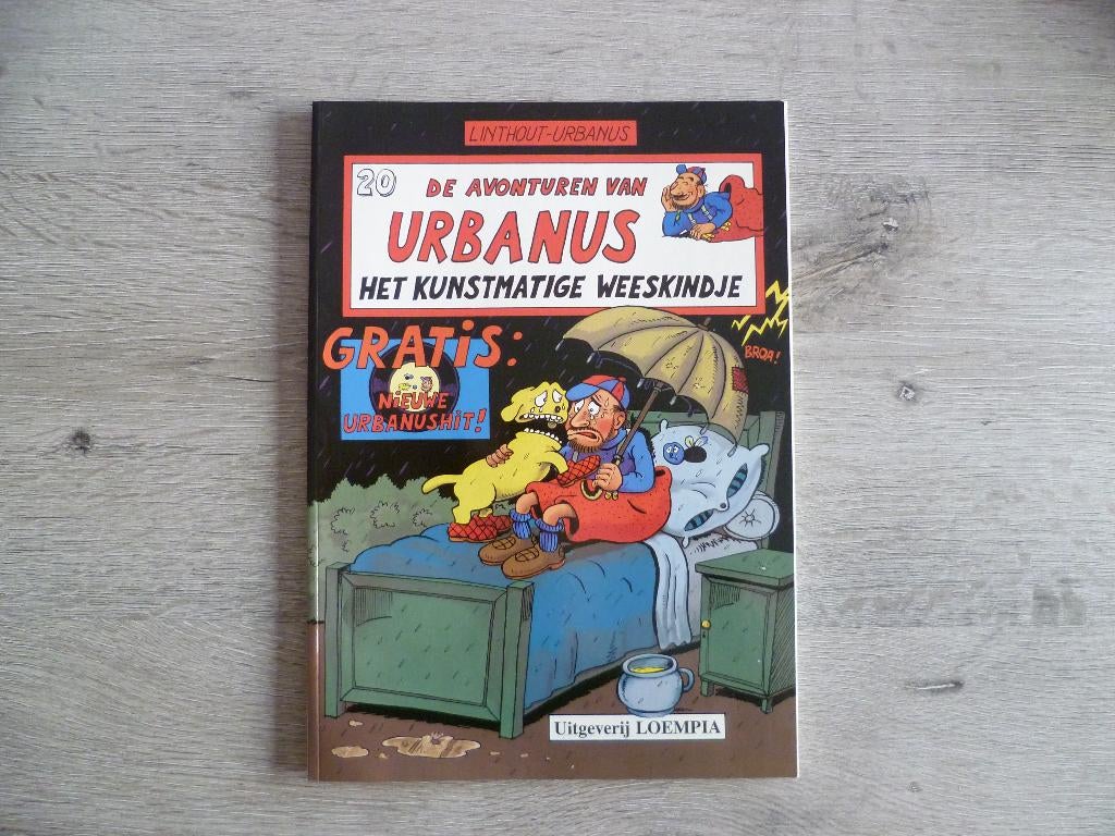 Urbanus – Het kunstmatige weeskindje, Gelezen, Linthout en Urbanus, Eén stripboek, Ophalen of Verzenden