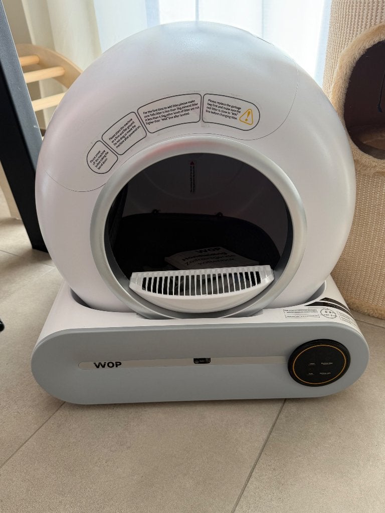 Automatische kattenbak, Ophalen, Zelfreinigend, Zo goed als nieuw, Gesloten