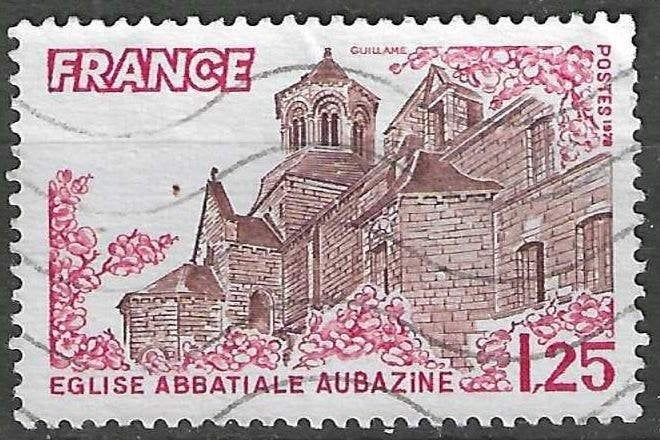 Frankrijk 1978 - Yvert 2001 - Kerk van Aubazine (ST), Verzenden, Gestempeld