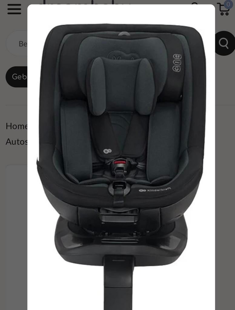 Autostoel kinderkraft, Gebruikt, Slaapstand, Isofix, Ophalen