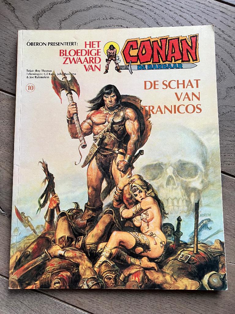 Conan de barbaar - 10 - De schat van tranicos, Boeken, Stripverhalen, Eén stripboek, Ophalen of Verzenden, Gelezen