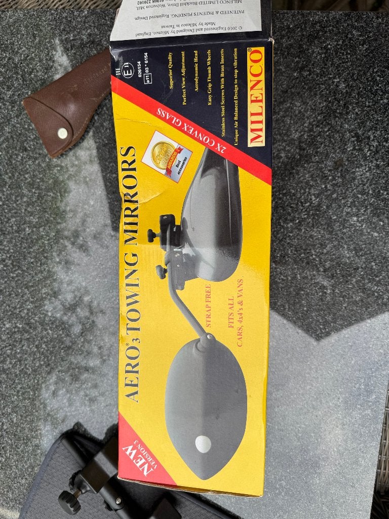Rétroviseur de caravane « Aero Towing Mirrors »,, Enlèvement ou Envoi, Comme neuf