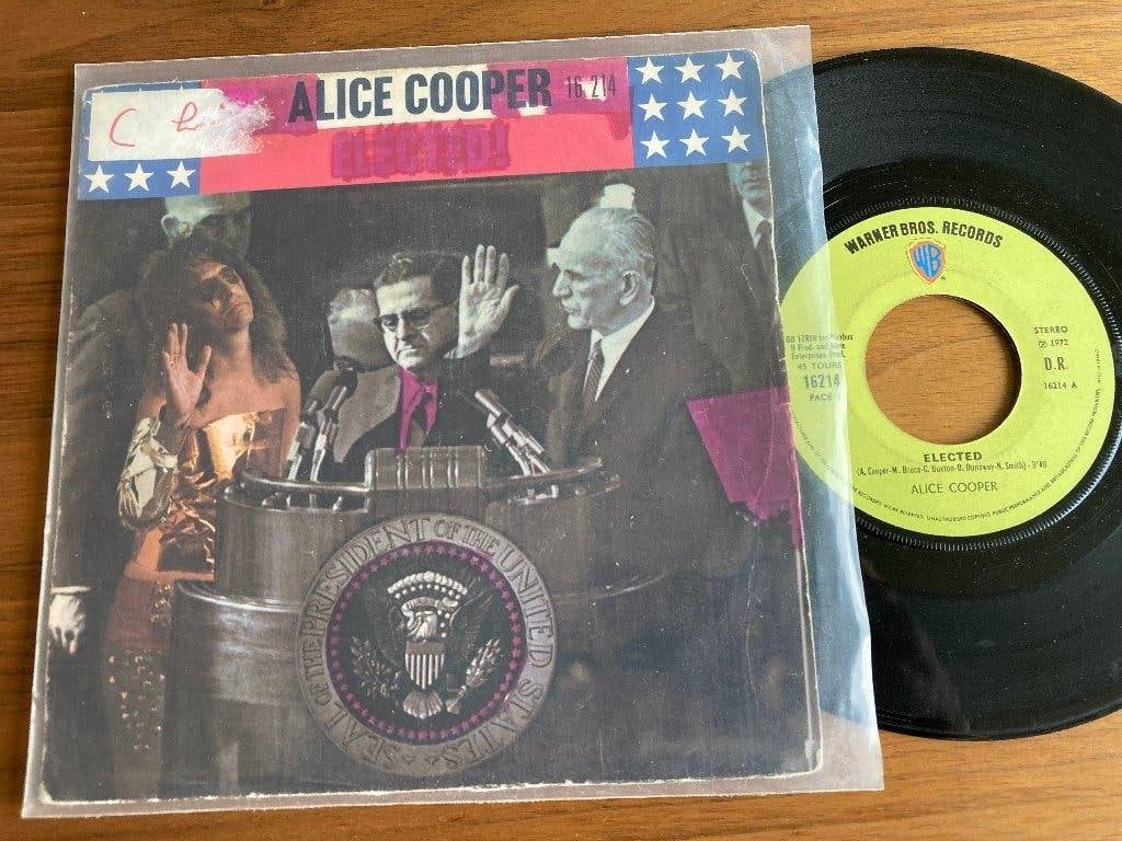 Alice Cooper – Elected!, Ophalen of Verzenden, 7 inch, Rock en Metal