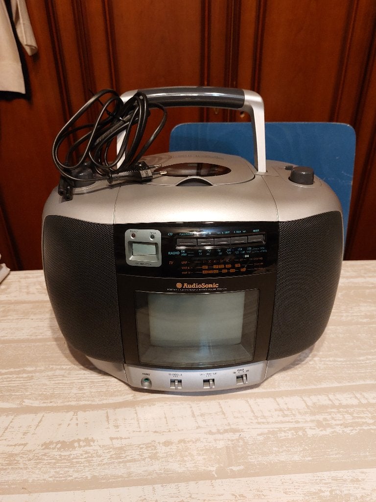Audio Sonic draagbare radiotelevisie, Ophalen of Verzenden, Zo goed als nieuw