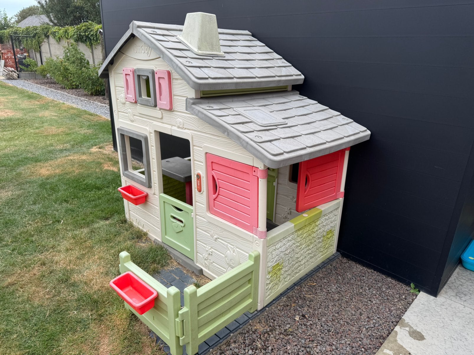 Smoby speelhuisje inclusief vloerdelen, Enlèvement, Utilisé