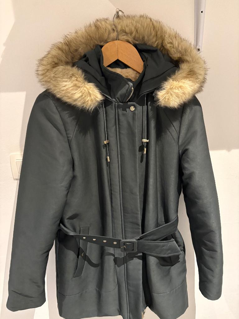 Parka donker groen, Zo goed als nieuw, Groen, Esprit, Ophalen