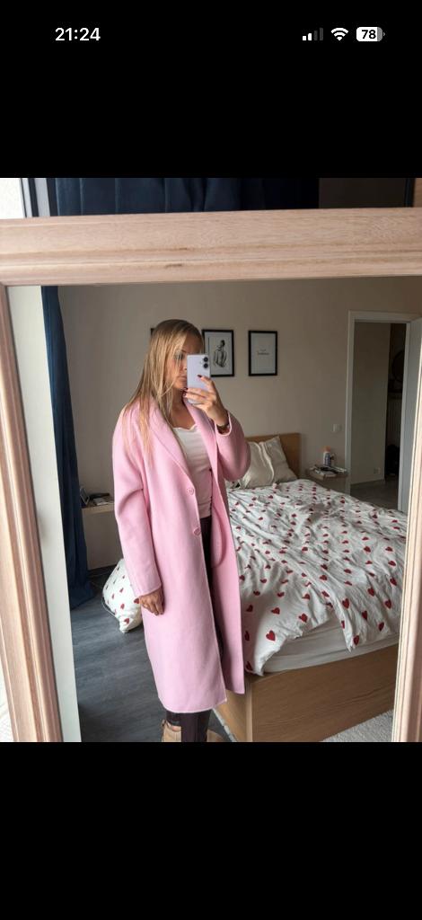 Amerikaanse vintage jas, Ophalen, Nieuw, American Vintage, Roze