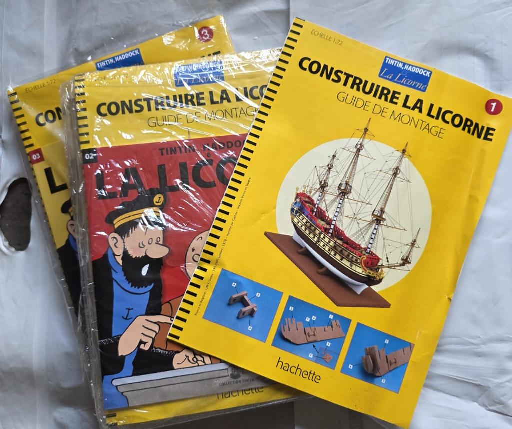 Gros lot Tintin La Licorne maquette édition Hachette + ..., Enlèvement, Tintin, Utilisé, Statue ou Figurine
