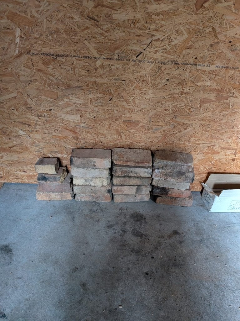 15 et 4 briques semi-ignifuges - 12€, Enlèvement, Utilisé, Pierres naturelles