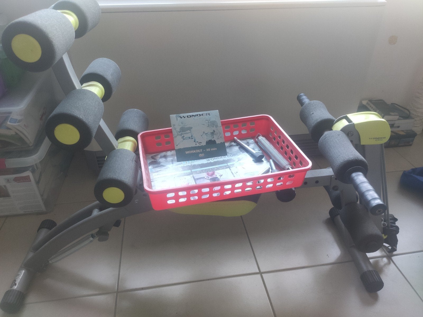 fitness toestel wonder core met dvd, Ophalen