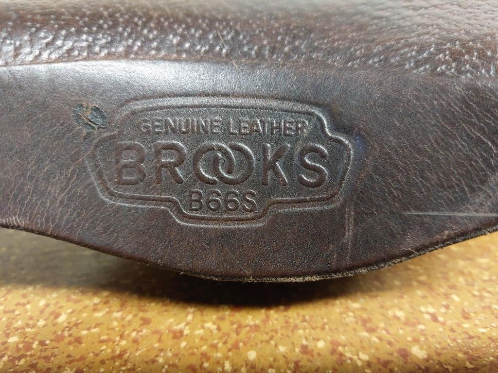 Lederen veren zadel Brooks, Ophalen of Verzenden, Gebruikt, Zadel, Brooks