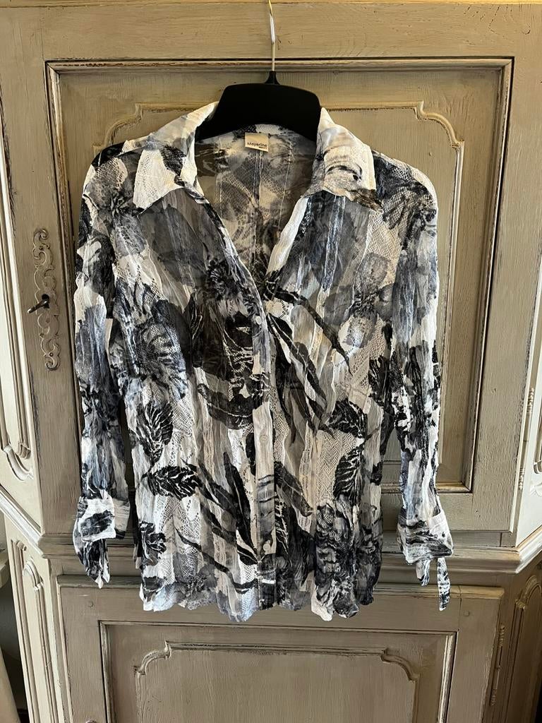 Blouse Mayerline, Ophalen of Verzenden, Zo goed als nieuw, Maat 38/40 (M), Grijs