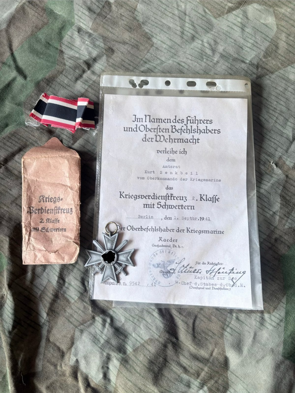 Kriegsverdienstkreuz 2e Klasse mit Schwertern, Verzamelen, Militaria | Algemeen, Ophalen of Verzenden