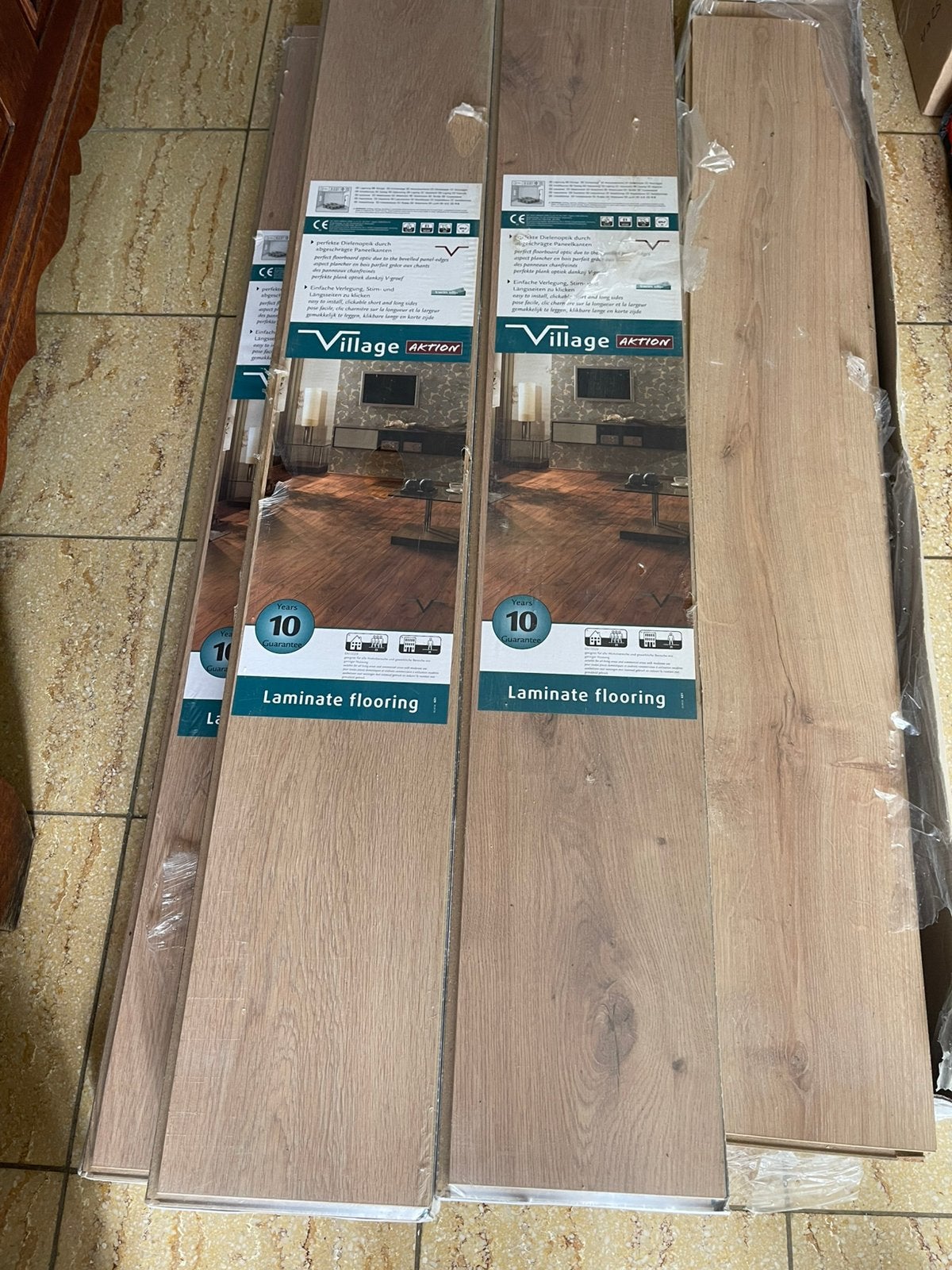 Parquet ( 4 boites ), Enlèvement, Comme neuf, Parquet