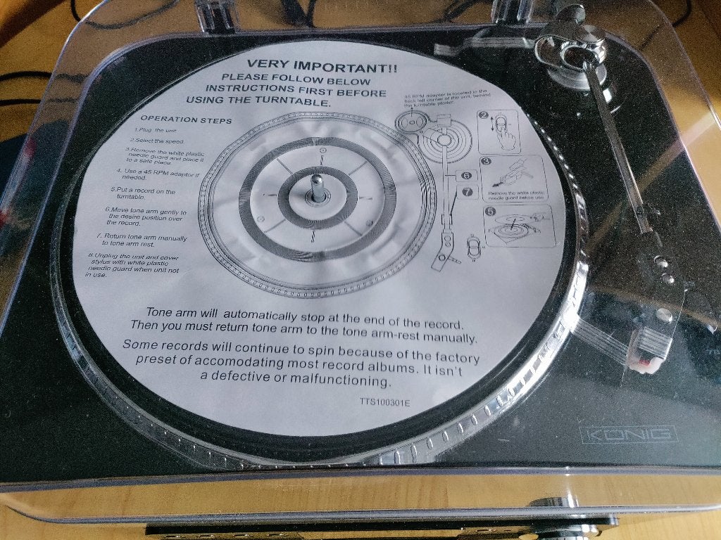 USB platenspeler als nieuw, Zo goed als nieuw, USB-aansluiting, Platenspeler, Ophalen
