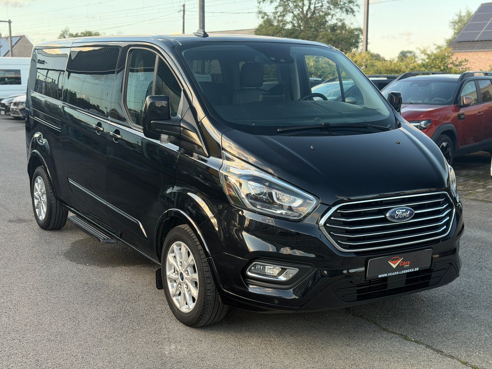 Ford transit custom titanium 8pl automaat navi airco+ gar., Auto's, Bestelwagens en Lichte vracht, Euro 6, Bedrijf, Diesel, Ford