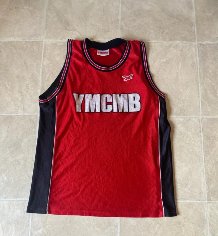 Maillot de basket YMCMB Vintage Made in USA - Rare taille L, Enlèvement ou Envoi, Comme neuf
