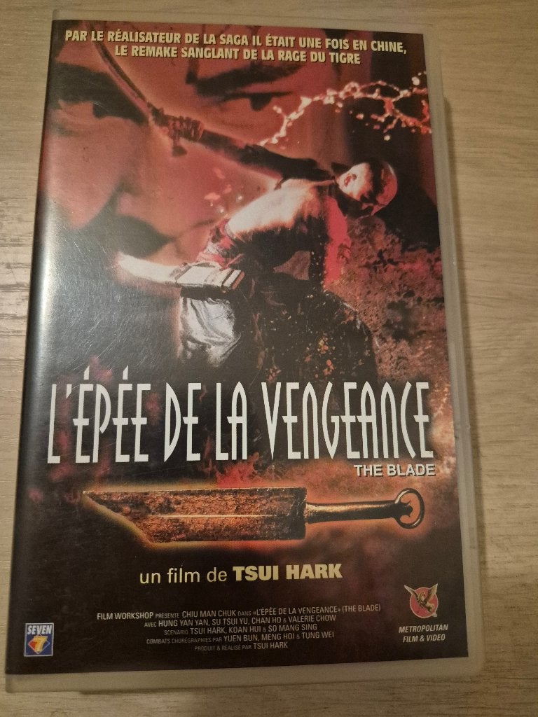 K7 VHS l'épée de la vengeance, Cd's en Dvd's, Drama, Ophalen of Verzenden, Zo goed als nieuw, Frans