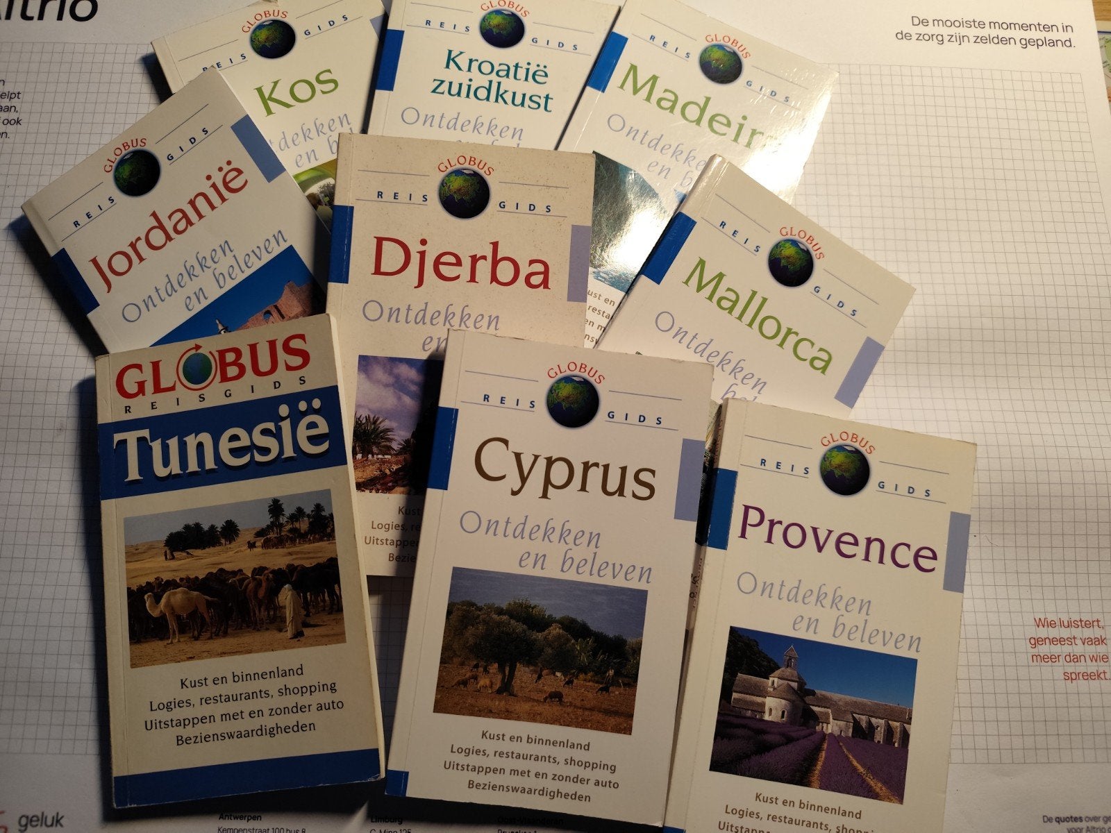 Globus reisgidsen diverse, Boeken, Ophalen of Verzenden