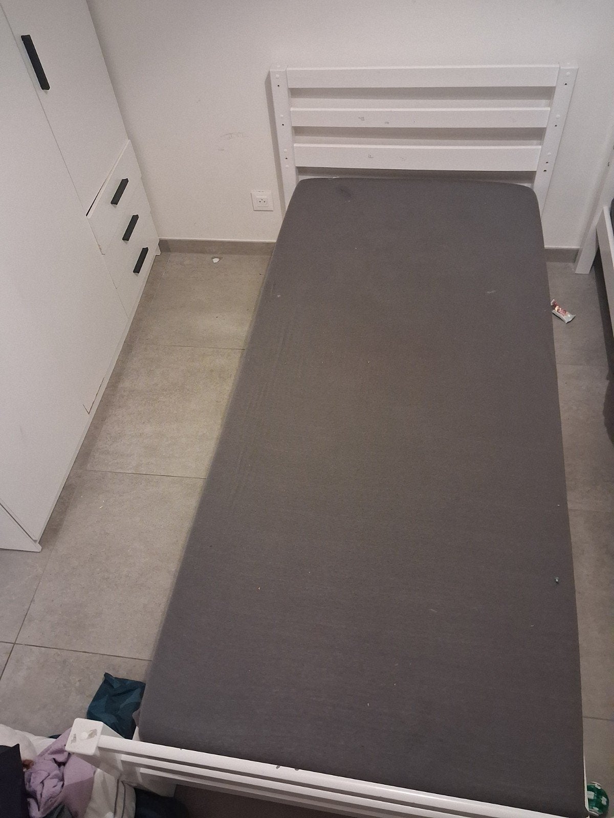 2x 1 persoons bed, Ophalen, Gebruikt, Eenpersoons, Matras