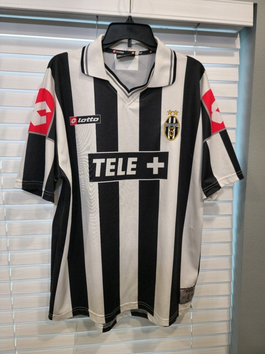 Juventus Delpiero Thuisshirt Orgineel Champions League 2001, Sport en Fitness, Voetbal, Verzenden
