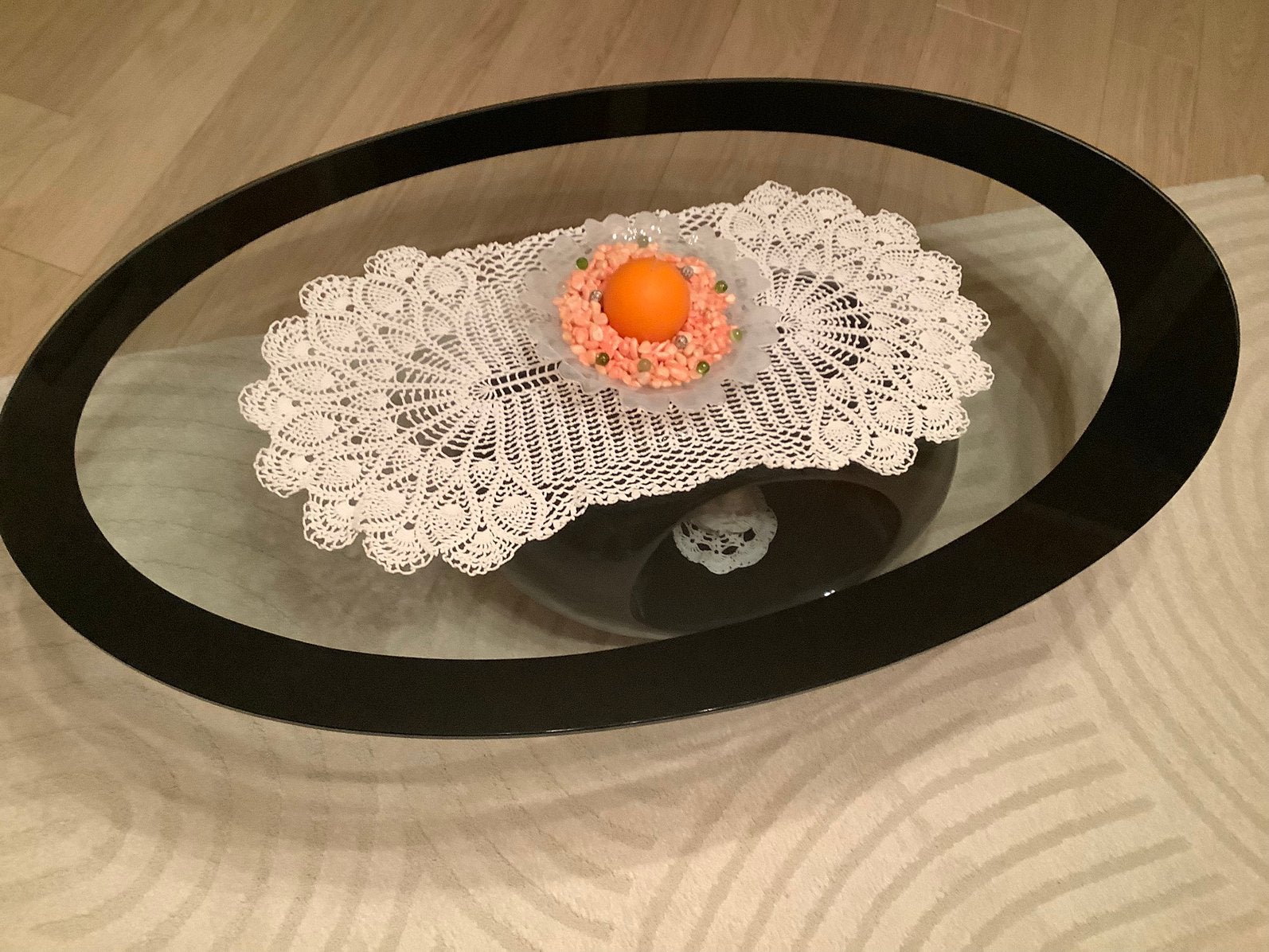 Table de salon, Maison & Meubles, 100 à 150 cm, Enlèvement, Ovale, 5 – 50