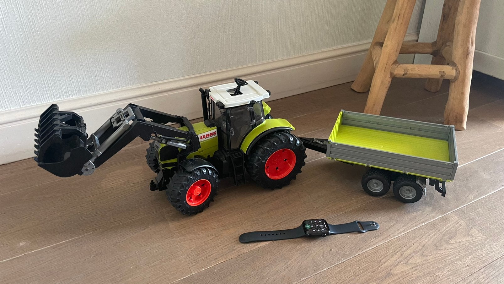 Claas traktor + aanhangwagen, Enlèvement ou Envoi, Comme neuf