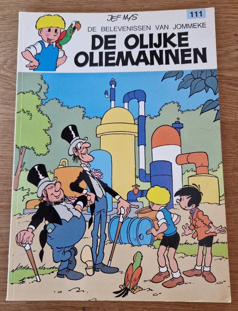 Jommeke - De olijke oliemannen - 111 (1993) Strip, Eén stripboek, Ophalen of Verzenden, Zo goed als nieuw