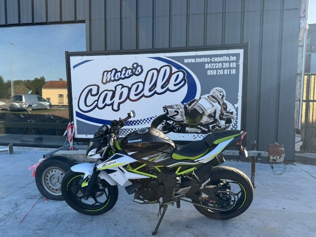 Kawasaki	Z125, Bedrijf, 125 cc, 11 kW of minder