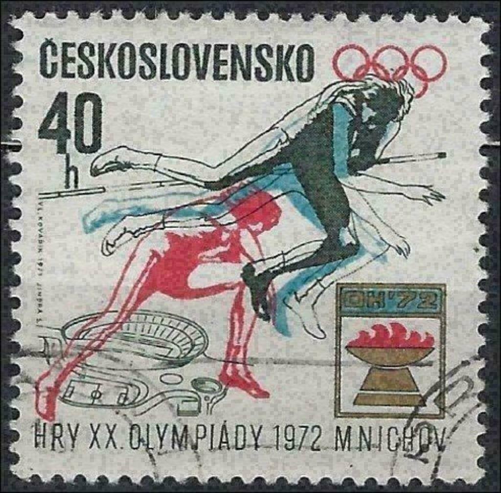 Tsjechoslowakije 1971 - Yvert 1890 - Olympisch Comite (ST), Postzegels en Munten, Postzegels | Europa | Overig, Gestempeld, Verzenden