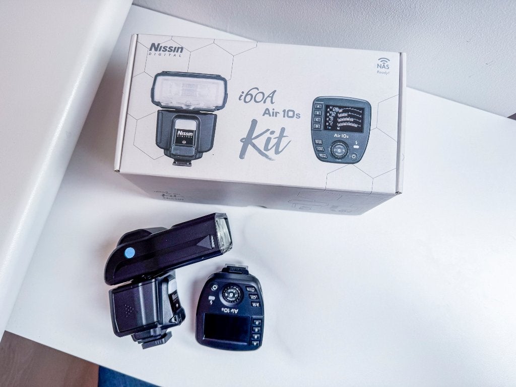 Sony kit NISSIN i60A met Air 10s, Audio, Tv en Foto, Nissin, Ophalen of Verzenden, Zo goed als nieuw, TTL