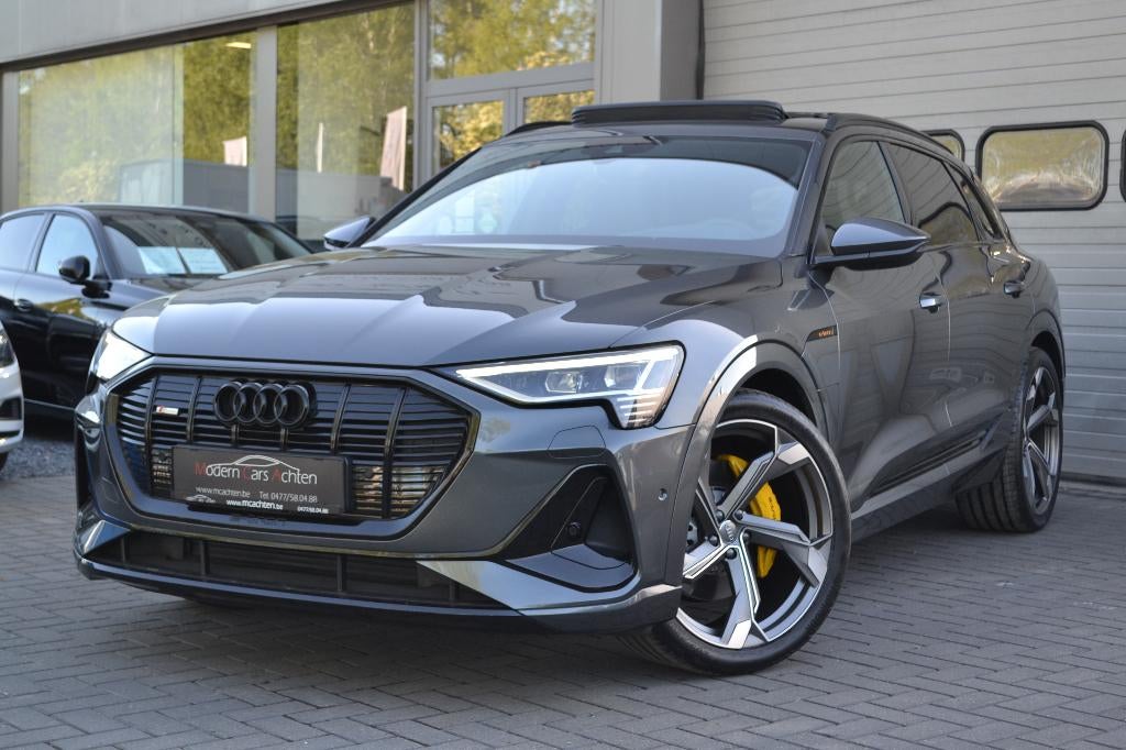 Audi Q8 E-Tron 55 "S-Line" Daytonagrijs * "S" Zetels * Leder, Autos, Audi, Cuir, Argent ou Gris, Euro 6, Entreprise
