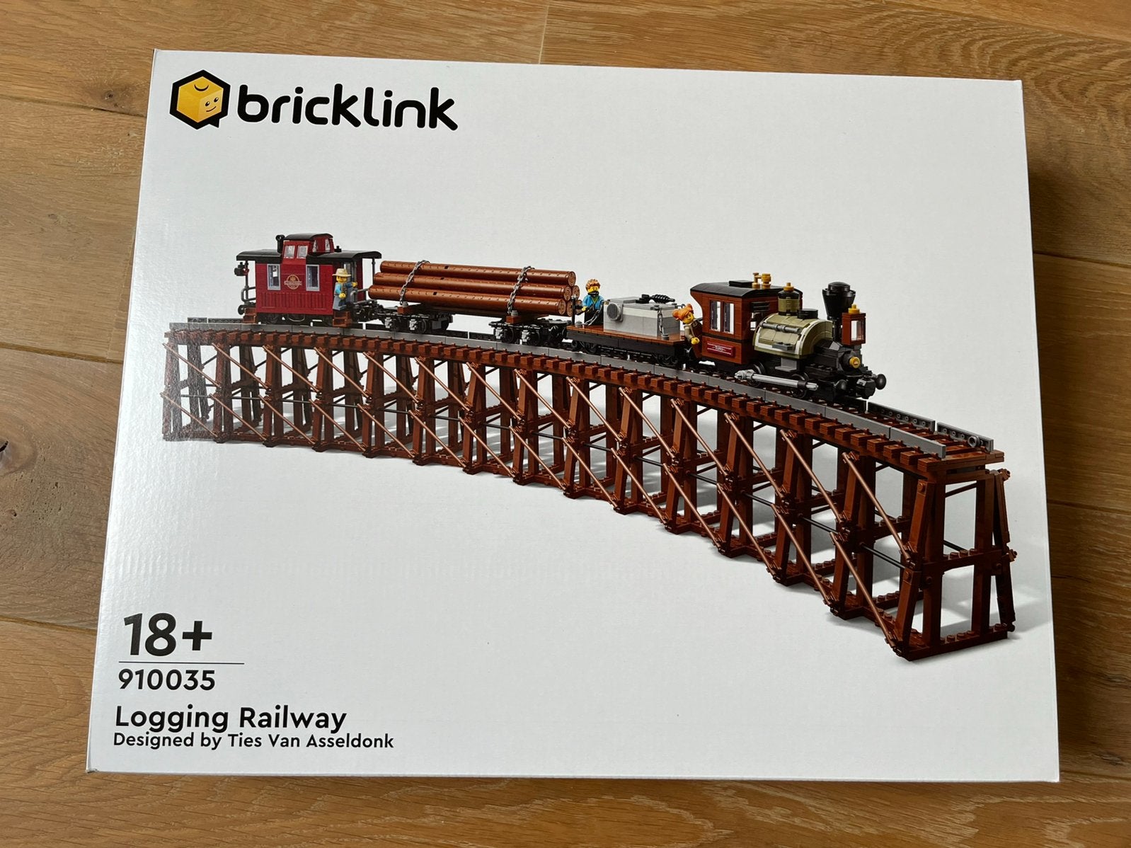 Lego Bricklink 910035 houtspoorbaan, Overige thema's, Lego, Nieuw, Ophalen of Verzenden