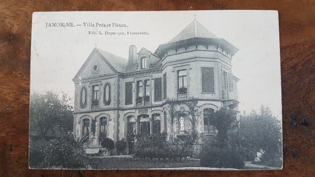 Carte postale Jamoigne Villa Prés et Fleurs 1906, Enlèvement ou Envoi, Avant 1920, Affranchie, Luxembourg