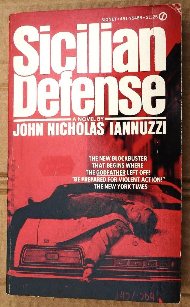 Sicilian Defense - 1973 - John Nicholas Iannuzzi (1935), Enlèvement ou Envoi, Amérique, Utilisé, John Nicholas Iannuzzi (°1935)