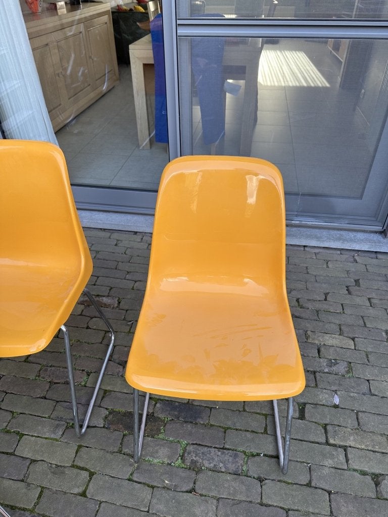 chaises vintage, Autres couleurs, Métal, Vintage, Enlèvement