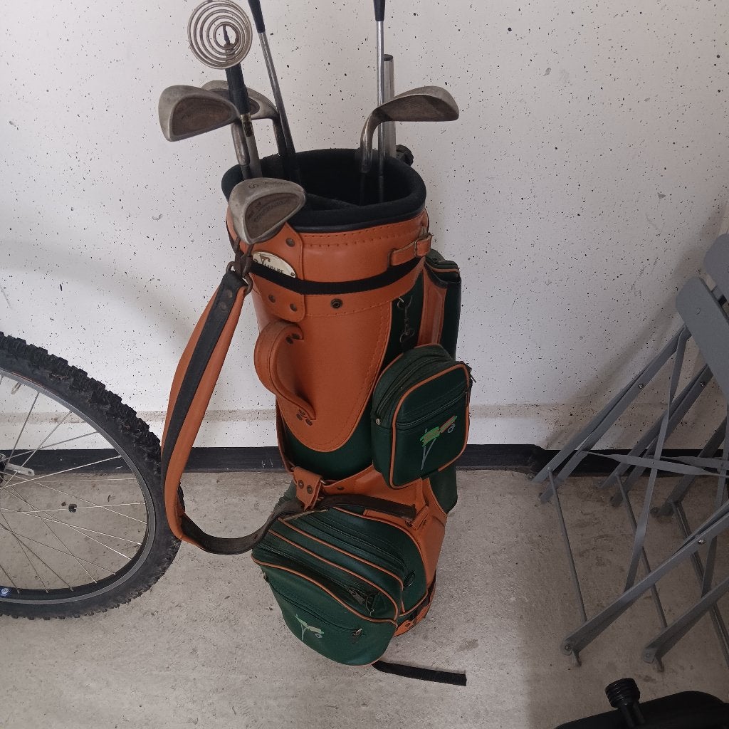 Retro golfset, Sport en Fitness, Ophalen, Zo goed als nieuw, Set, Overige merken