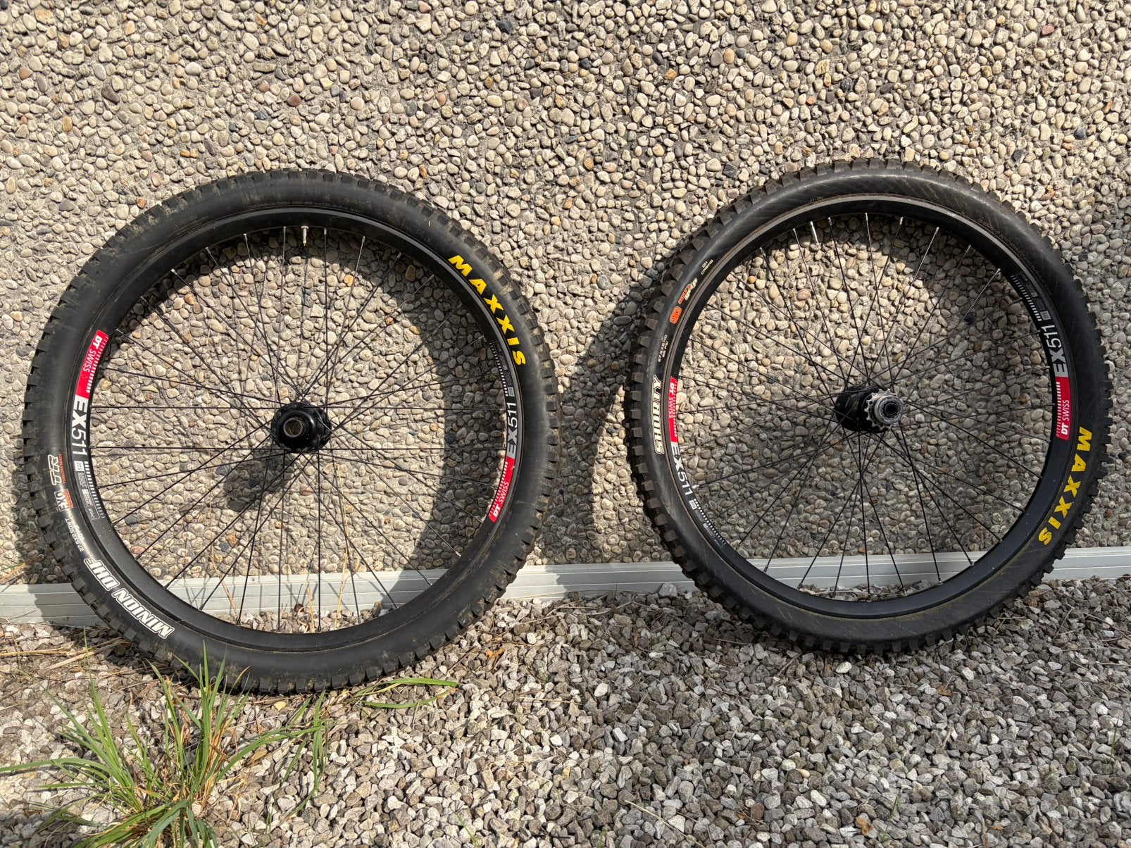 Wheelset enduro downhill dt swiss 27.5, Comme neuf, Enlèvement, Aluminium, Roue