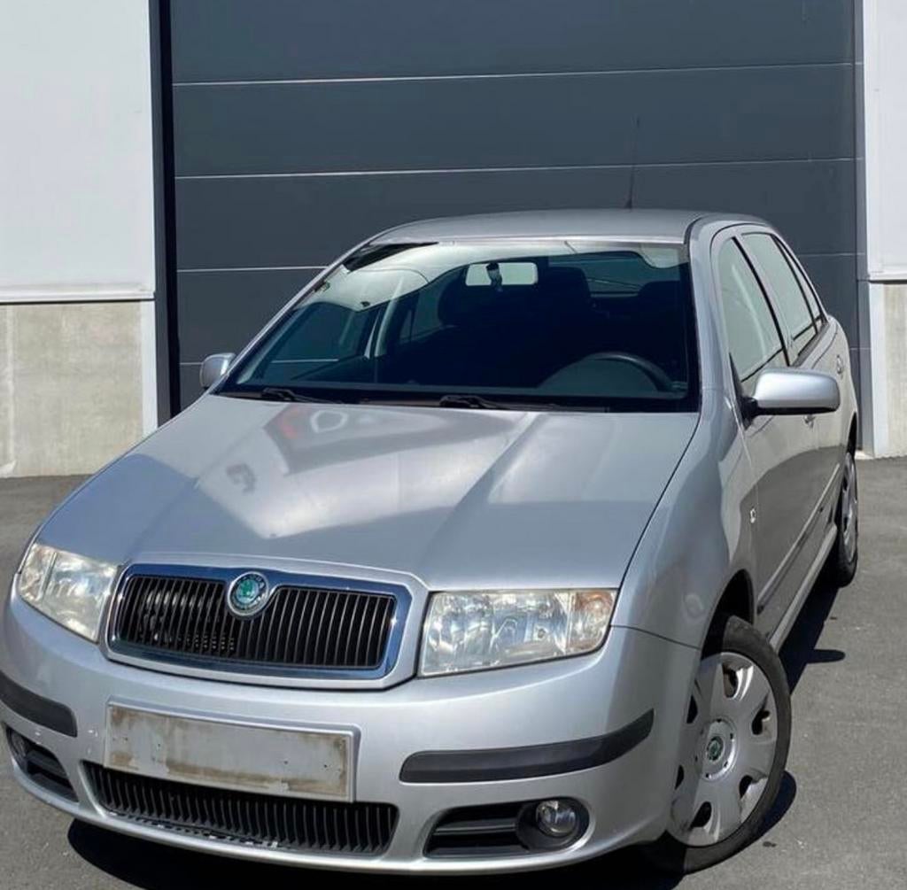 Skoda Fabia 2007 - 150dKM, Stof, Zwart, Radio, Bedrijf