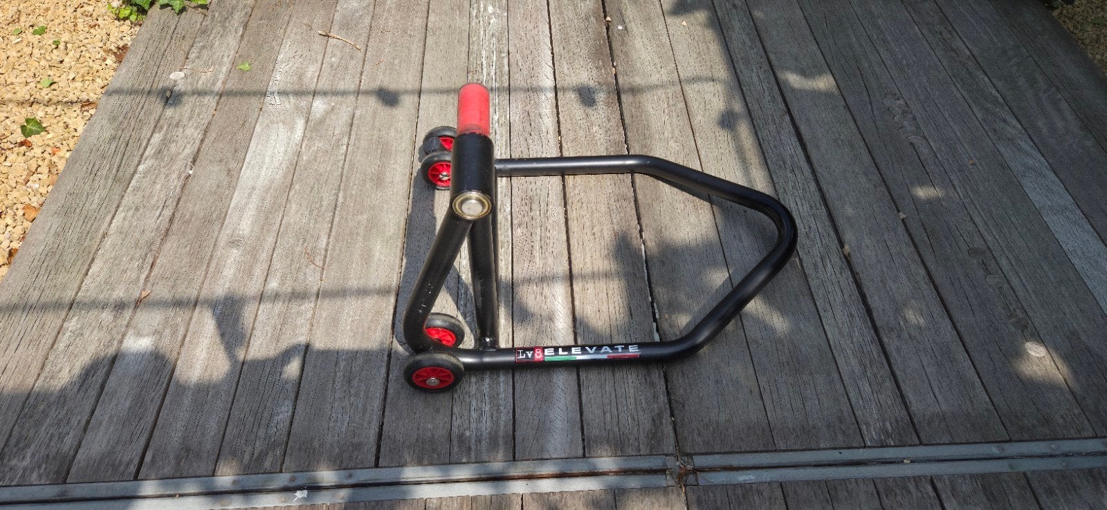 paddock stand, Ophalen, Nieuw