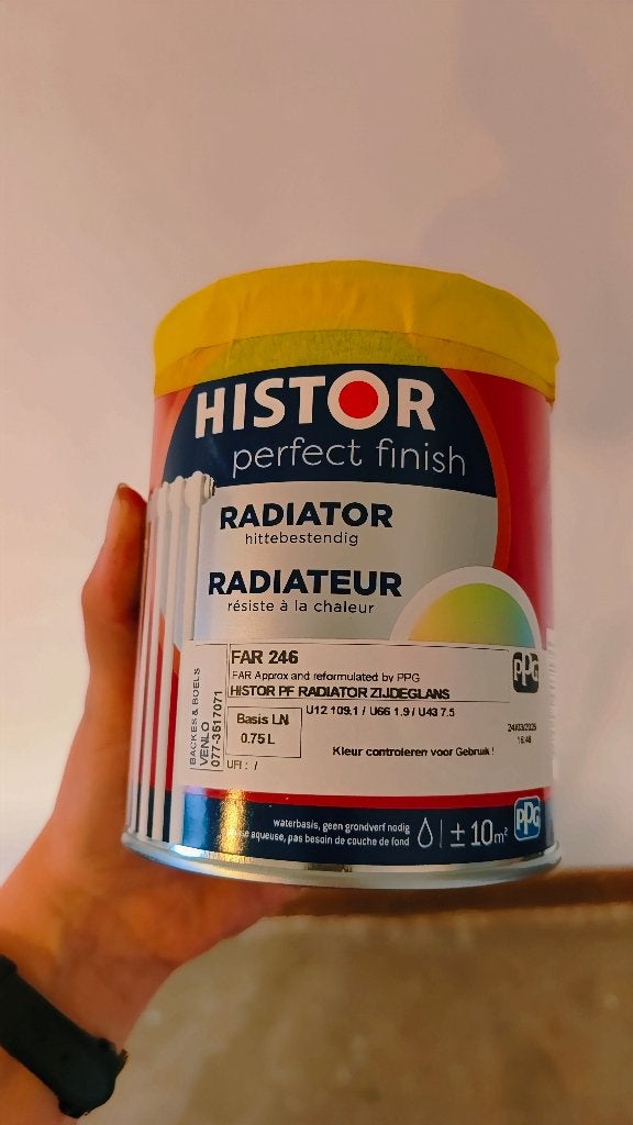 Histor radiatorlak, Bricolage & Construction, Peinture, Vernis & Laque, Neuf, Laque, Moins de 5 litres, Rose, Enlèvement