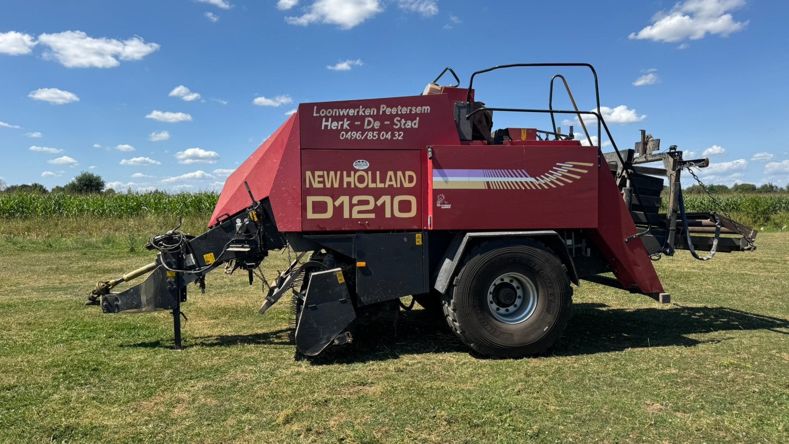 New holland D1210C, Enlèvement