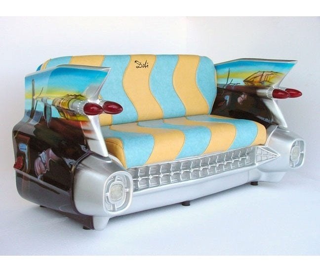 Canapé Cadillac - Siège auto - avec éclairage - 195 cm, Enlèvement, Neuf