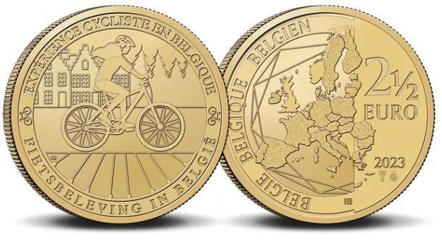 2,5 euro België 2023 Fietsbeleving, Verzenden, België, 5 euro